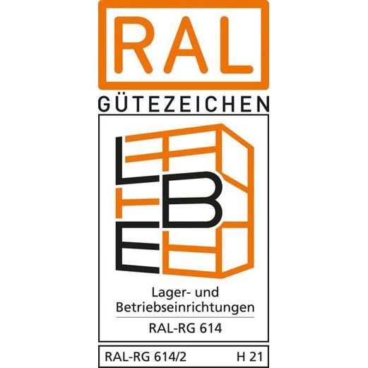 Multipal AR Palettenregal 3300 x 2700 x 1100 mm – Belastbarkeit bis 1000 kg, RAL 2001, inkl. Holm 140/15 & 2 Lagerebenen