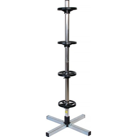 Felgenbaum für PKW-Felgen - 225 mm Reifenbreite, Höhe 1015 mm, Fußlänge 460 mm