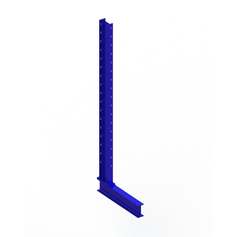 KR Ständer IPE 140 - Einseitig 2000x500mm - RAL 5010 Enzianblau - Komplettset - Multistrong M