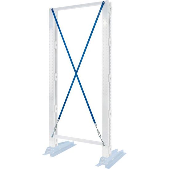 Kreuzverband KRM - Achsmass 1250 mm, Ständerhöhe 2000 mm | Kreuzstrebe für Kragarmregal