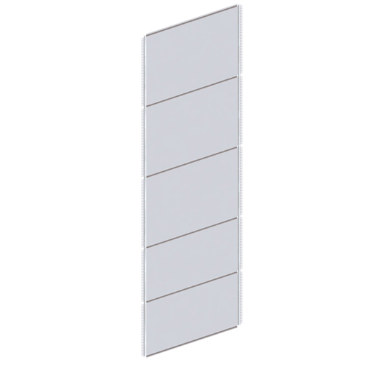 CLIP Rückwand 3000 x 1000 mm, komplett, RAL 7035 - Lagerregal Rückwand