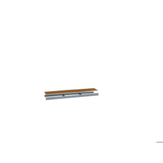 Holzboden für Weitspannregal - 2000 x 400 mm, Stärke 19 mm, Tragkraft 350 kg, Dekor: Natur