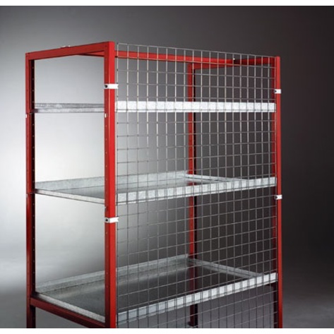 Verzinkte Rückwand aus Drahtgitter für VARIMOBIL Wagen - HxBxT: 1650/1730 x 1250 x 10 mm | TP0576