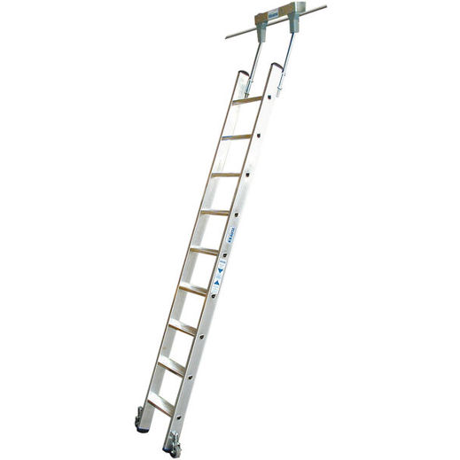 STABILO RegalLeiter Rundrohr 1x9 Stufen - Ideal für effiziente Raumgestaltung