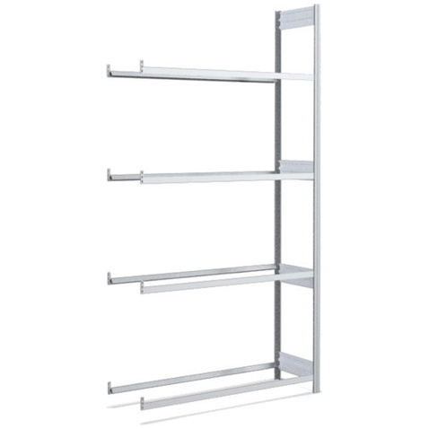 BITO Reifenregal 4 Ebenen - 2499x1308x424 mm - Vielseitig & Robust