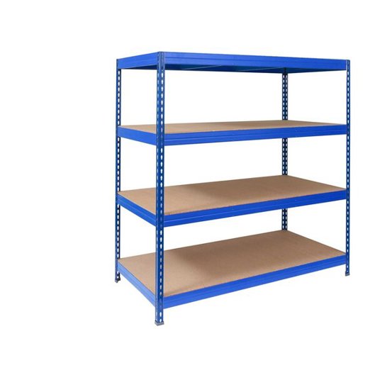 Weitspannregal in Blau – 200 x 150 x 80 cm, Hochwertiges Lagerregal für jede Umgebung