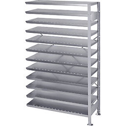 Steckregal für Regalkästen - Anbauregal - HxB 1790 x 1000 mm - Tiefe 300 mm - ohne Kästen
