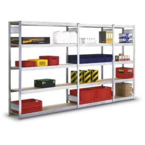 Regalwerk BERT Großfachregal 250 - Anbaufeld 2500 x 1695 x 600 mm | Weitspannregal