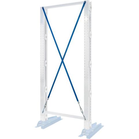 Kreuzverband KRM - Achsmass 1250 mm, Ständerhöhe 3000 mm | Kreuzstrebe für Kragarmregal