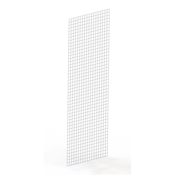 META CLIP Drahtrückwand 2400 x 900 mm für Regalhöhe 2500 mm – Komplettset inklusive Befestigungsmaterial – Drahtwand für Rückwand Lagerregal