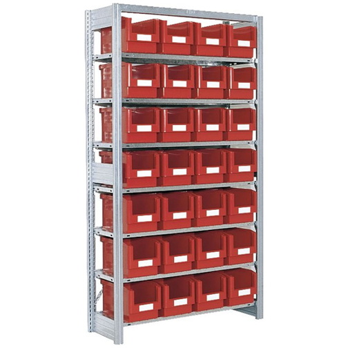 BITO Fachbodenregal 28SK - Verzinktes Behälterregal 1849 x 958 x 324 mm