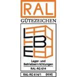 Fachbodenregal mit Sichtlagerkästen - Steckregal H2000 x B1000 x T400 mm - Anbauregal mit 10 Stahlböden (16x MK3Z blau, 20x MK3Z rot)