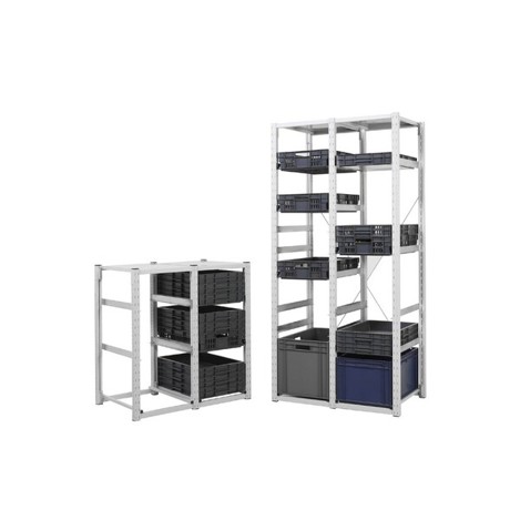 ManOrga Behälterregal für Euroboxen | AF | HxBxT 2.000 x 407 x 408619-YY