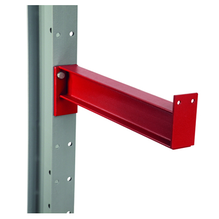K 3000 Kragarm mit Abrollsicherung - 605 mm - 740 kg - RAL 3000 - für IPE 120/140/160