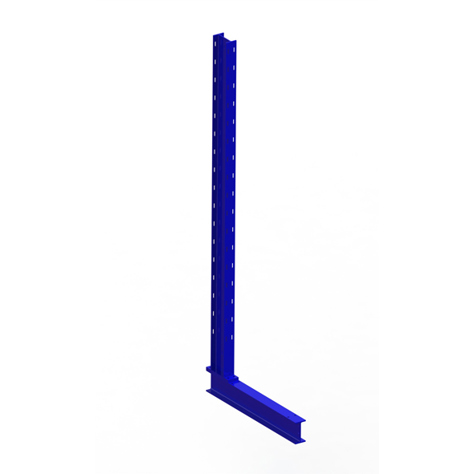 Einseitiger KR Ständer IPE 120 - 2000 x 600 mm - RAL 5010 Enzianblau - Multistrong L