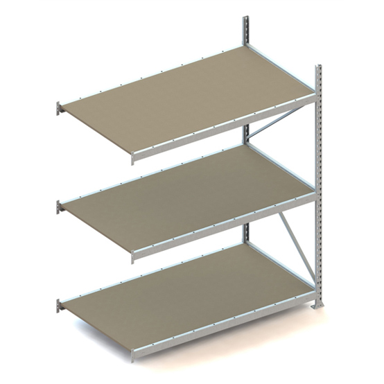 Mini-Rack MR AR 2200 x 1800 x 1050 - Palettenregal mit 3 Böden und Spanplatten