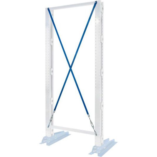 Kreuzverband KRM - Achsmass 800 mm, Ständerhöhe 2500 mm | Ideal für Kragarmregale